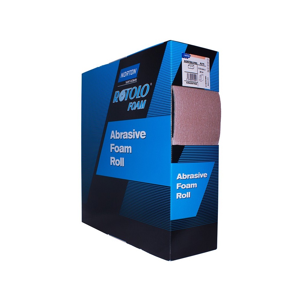 Image for Rotolo FoamÃ‚Â® Norton Pro 115mm x 25m P150