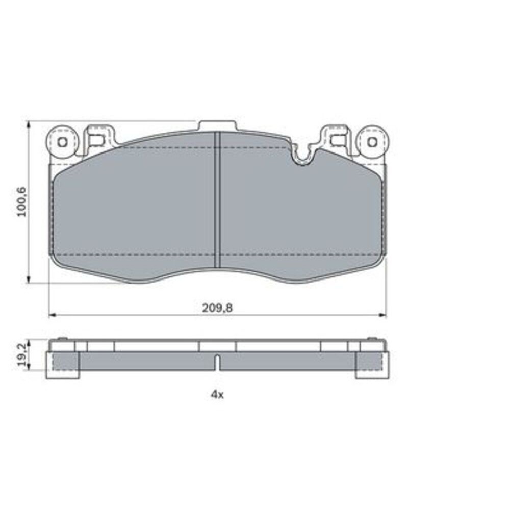 Image for Bosch Brake lining BP2295
