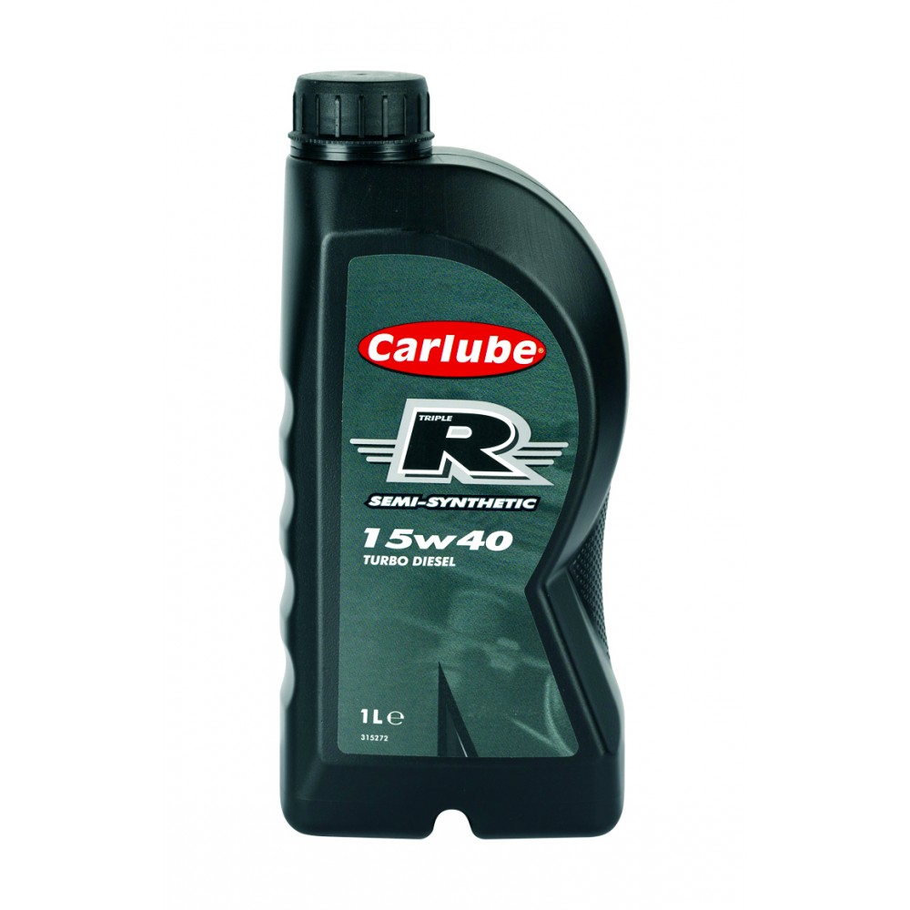 Image for Carlube XBQ010 Triple R 15W-40 Semi Synthetic (mid-SAPS) Diesel Engine Oil 1L