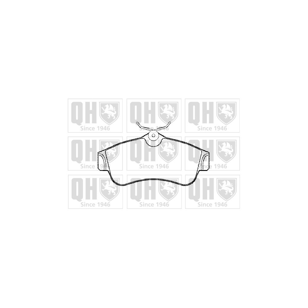 Image for QH BP578 Brake Pad Set