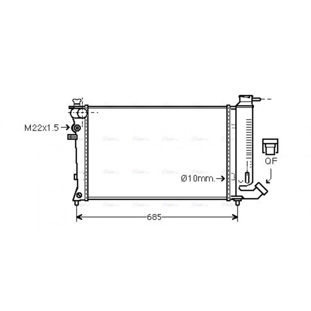 Image for AVA Cooling - Radiator