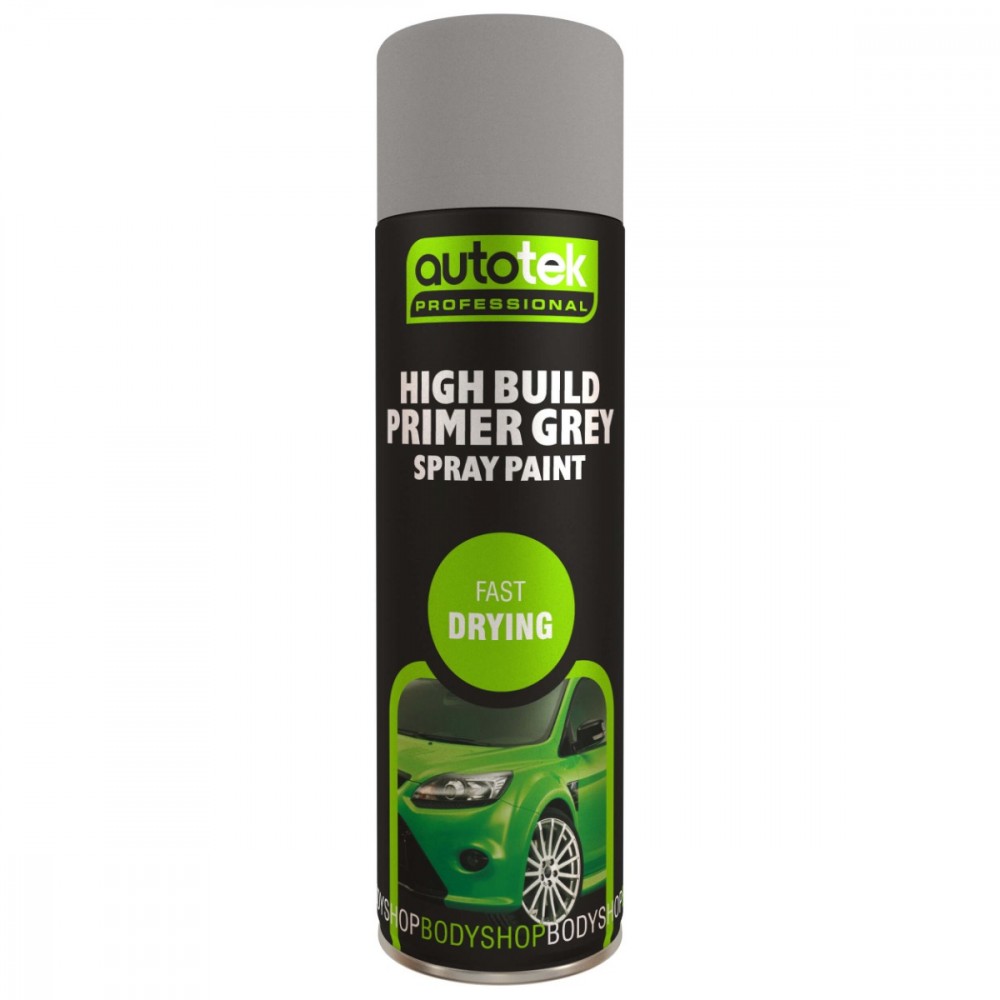 Image for Autotek High Build Primer Grey Spray Paint 500ml
