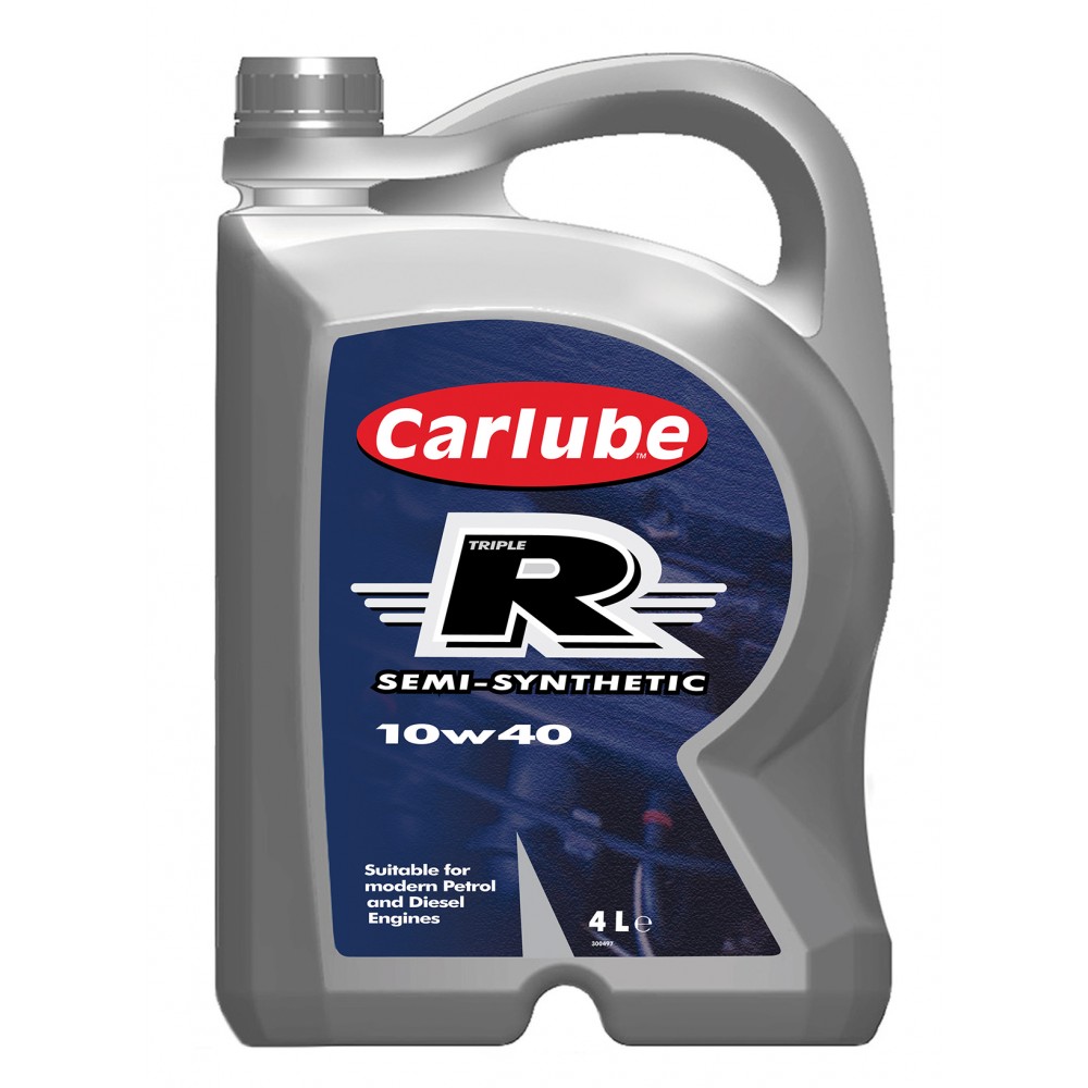 Image for Carlube Triple R 10w40 Semi Synthetic Engine Oil 4L