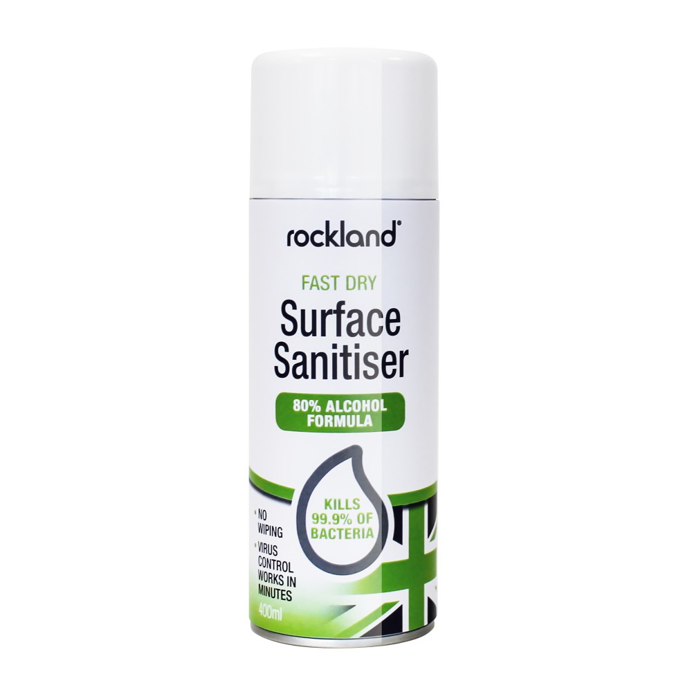 Image for Rockland Surface Sanitiser Aerosol 400ml