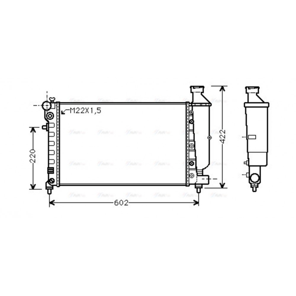 Image for AVA Cooling - Radiator