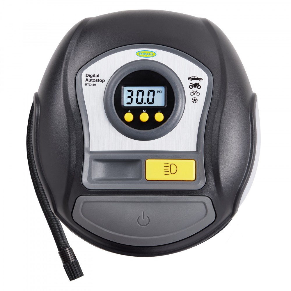 Image for Ring Digital Tyre Inflator with Auto Sto