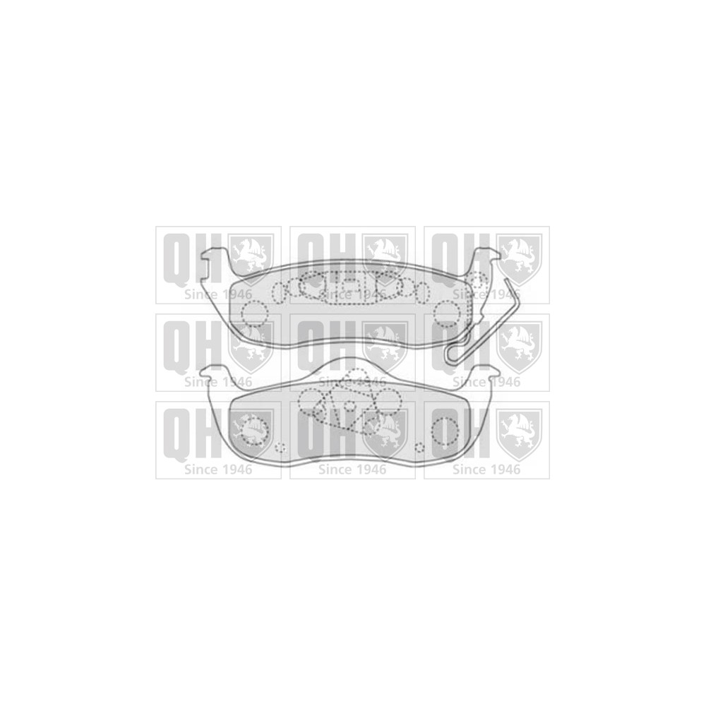 Image for QH BP1512 Brake Pad Set