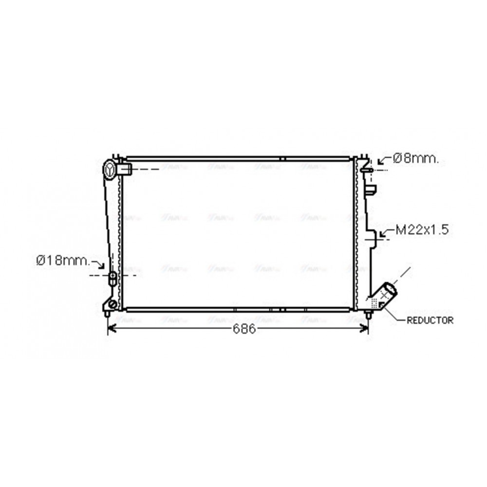 Image for AVA Cooling - Radiator