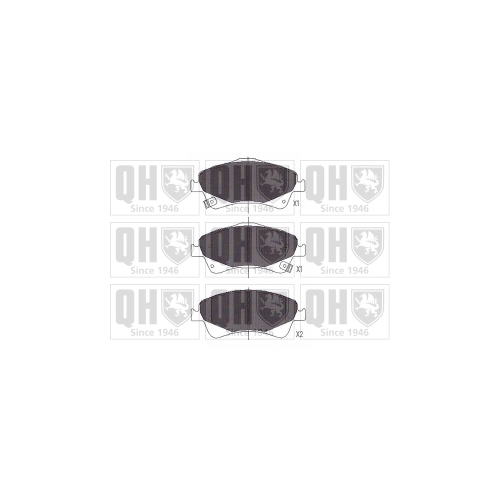 Image for QH BP1679 BRAKE PAD SET