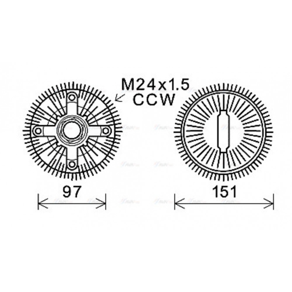 Image for AVA Cooling - Fan Clutch