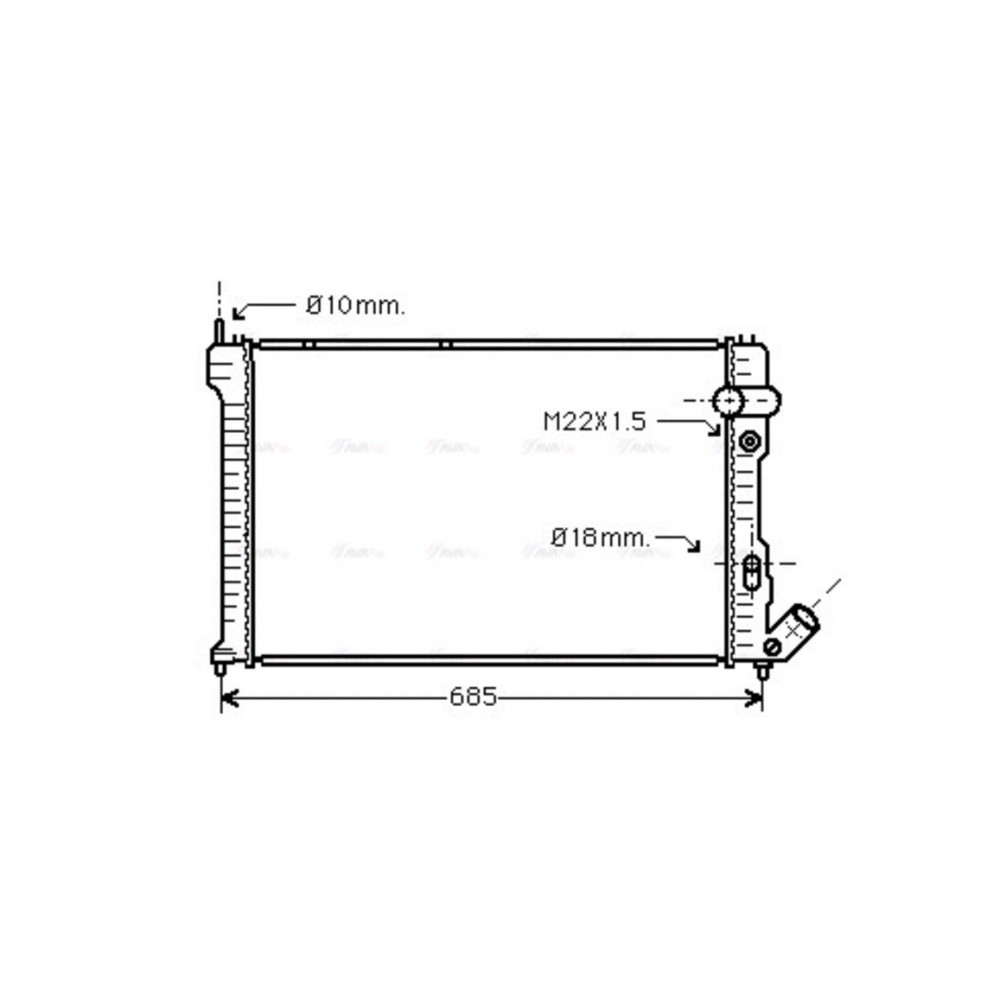 Image for AVA Cooling - Radiator