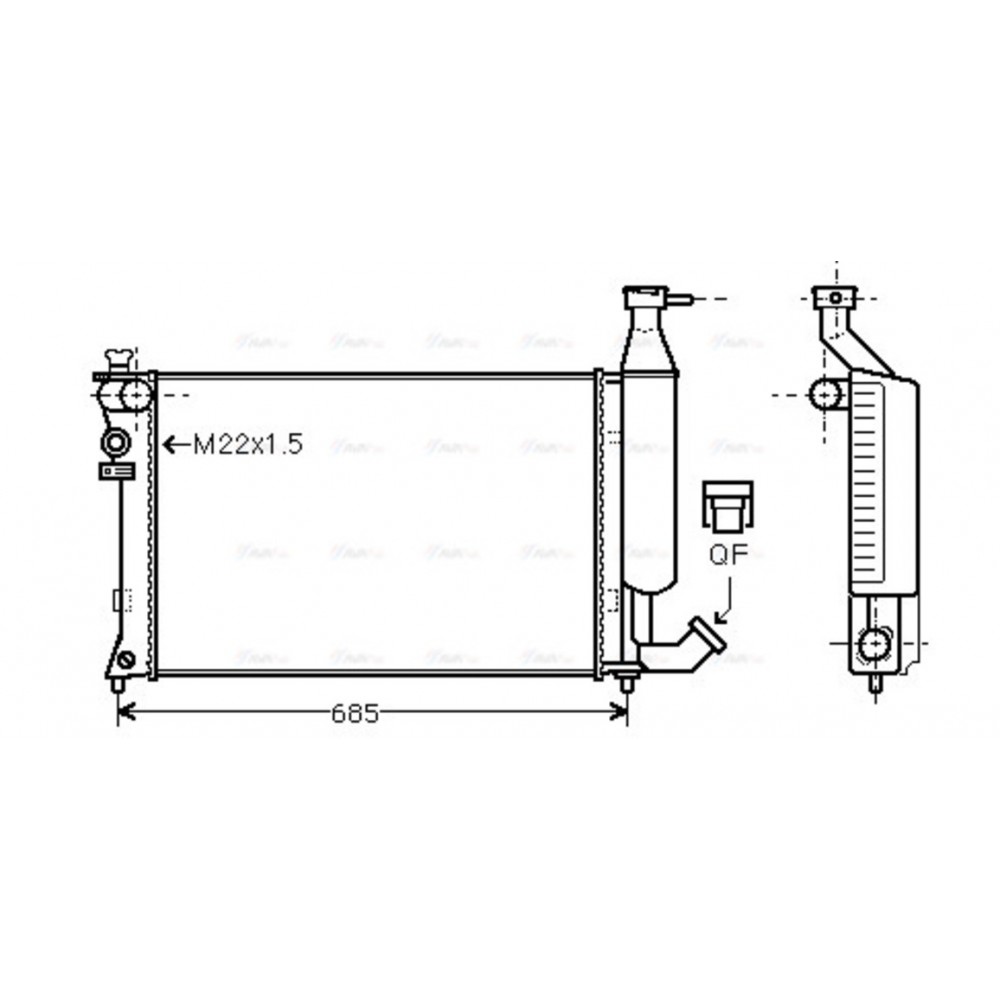 Image for AVA Cooling - Radiator