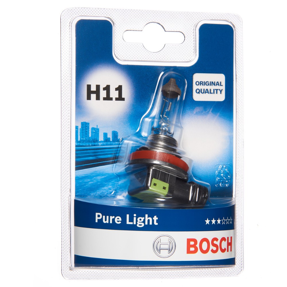 Image for Bosch Pure Light H11 12V 55W Single Bulb
