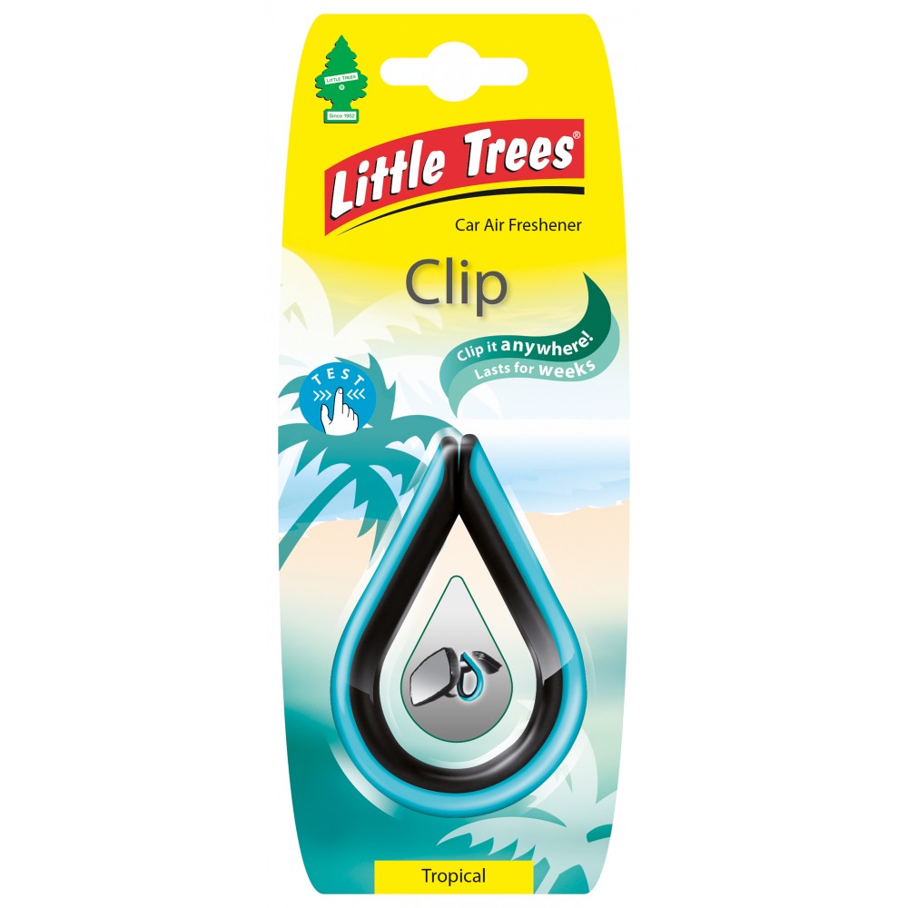 Image for Little Trees LTC005 Vent Clip Air Freshener - Tropical