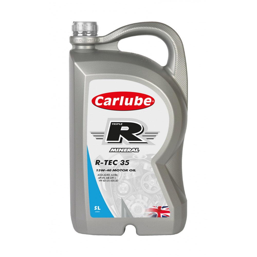 Image for Triple-R R-TEC-35 15W-40 A3/B3 A3/B4 Mineral 5 Litre