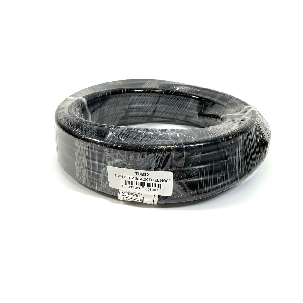 Image for Simply 1/4In x 10m Black Fuel Hose