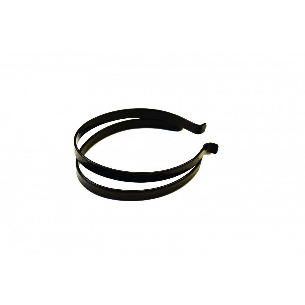 Image for Weldtite 7341 ADIE Black PVC Coated Steel Trouser Bands [2pk]