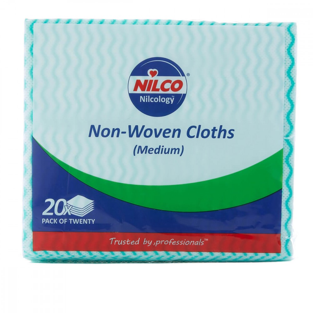 Image for Nilco Non-Woven Cloth Green Medium 20pcs