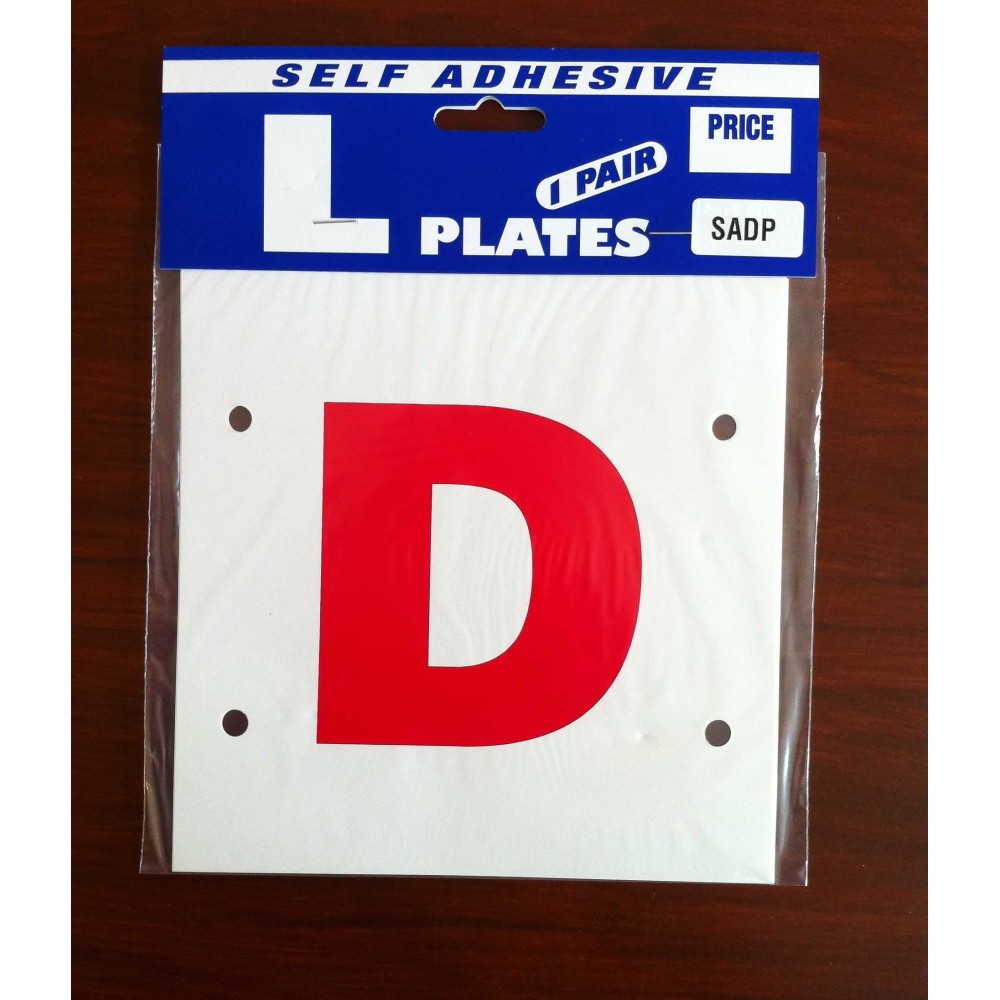 Image for Castle DPLATES Welsh D Plates - Pair (Bagged Only)