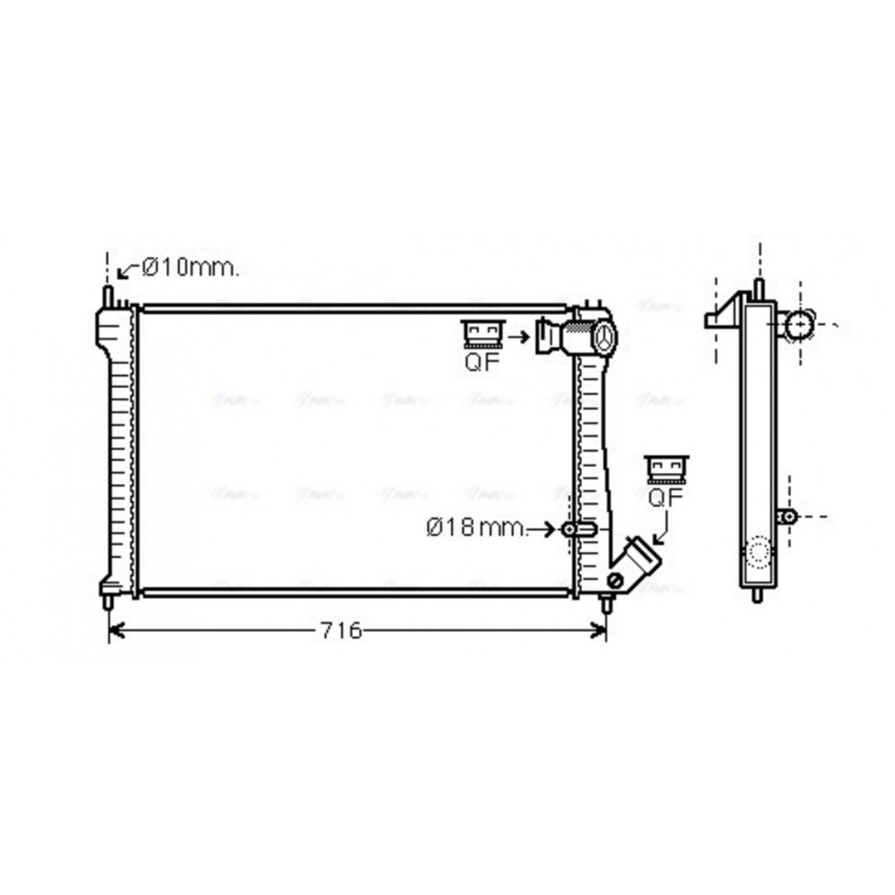 Image for AVA Cooling - Radiator