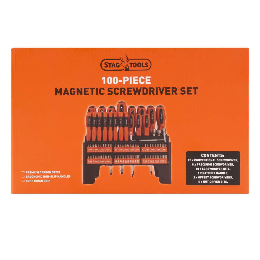 Image for Stag Tools 100 Pcs Screwdriver Set