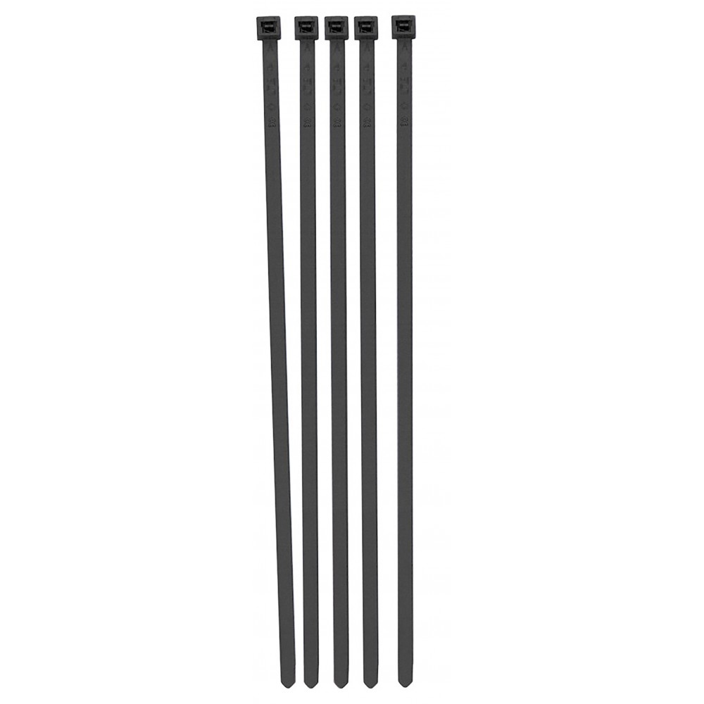 Image for Pearl PTW03B Cable Ties 4.6mm X 200mm Black X 100