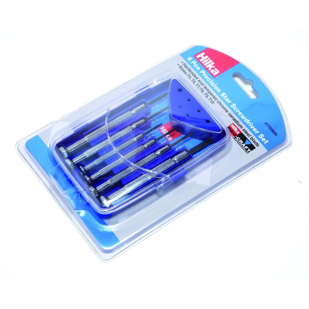 Image for Hilka 37700600 6 Pce Precision Screwdriver Set Pro Craft