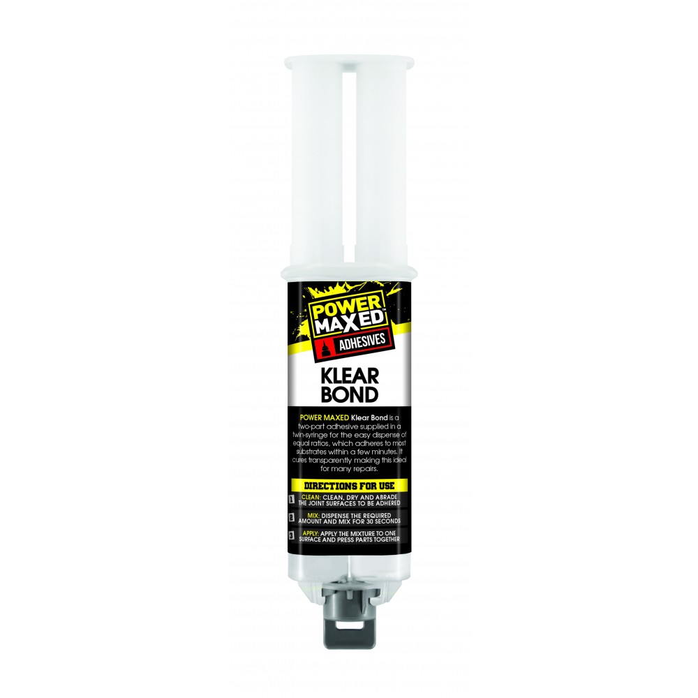 Image for Power Maxed PM50112 Klear Bond Epoxy Syringe 25ml