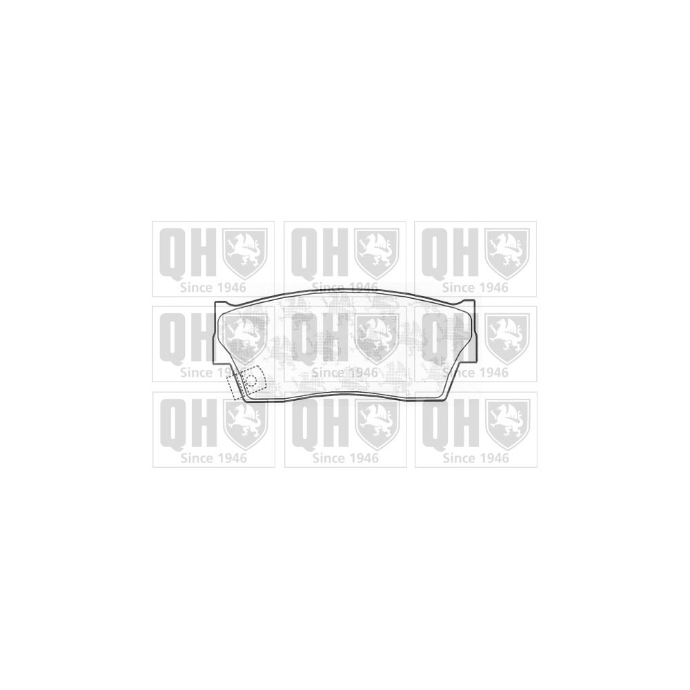 Image for QH BP586 Brake Pad Set