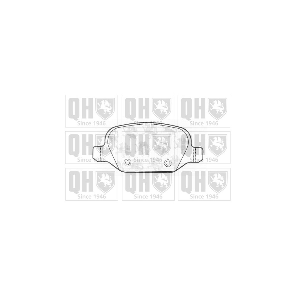 Image for QH BP1222 Brake Pad Set