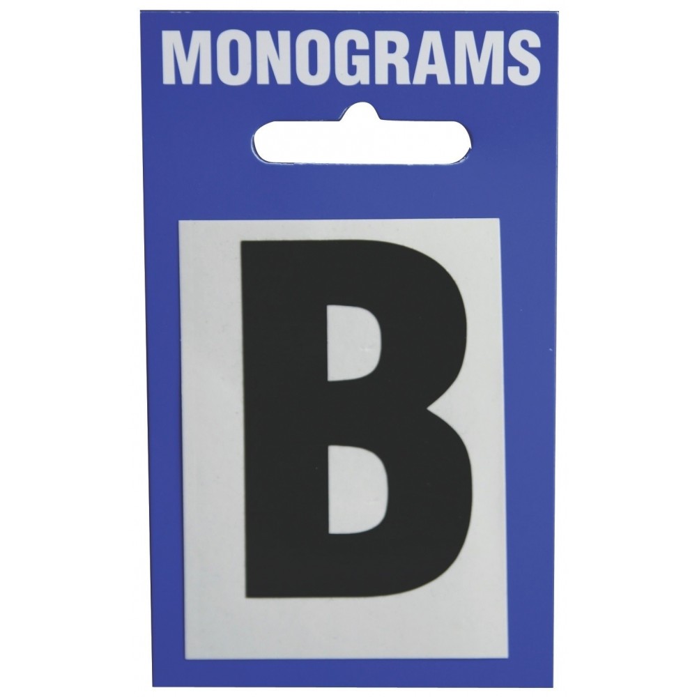 Image for Castle 50BB B Monograms Blk 50mm