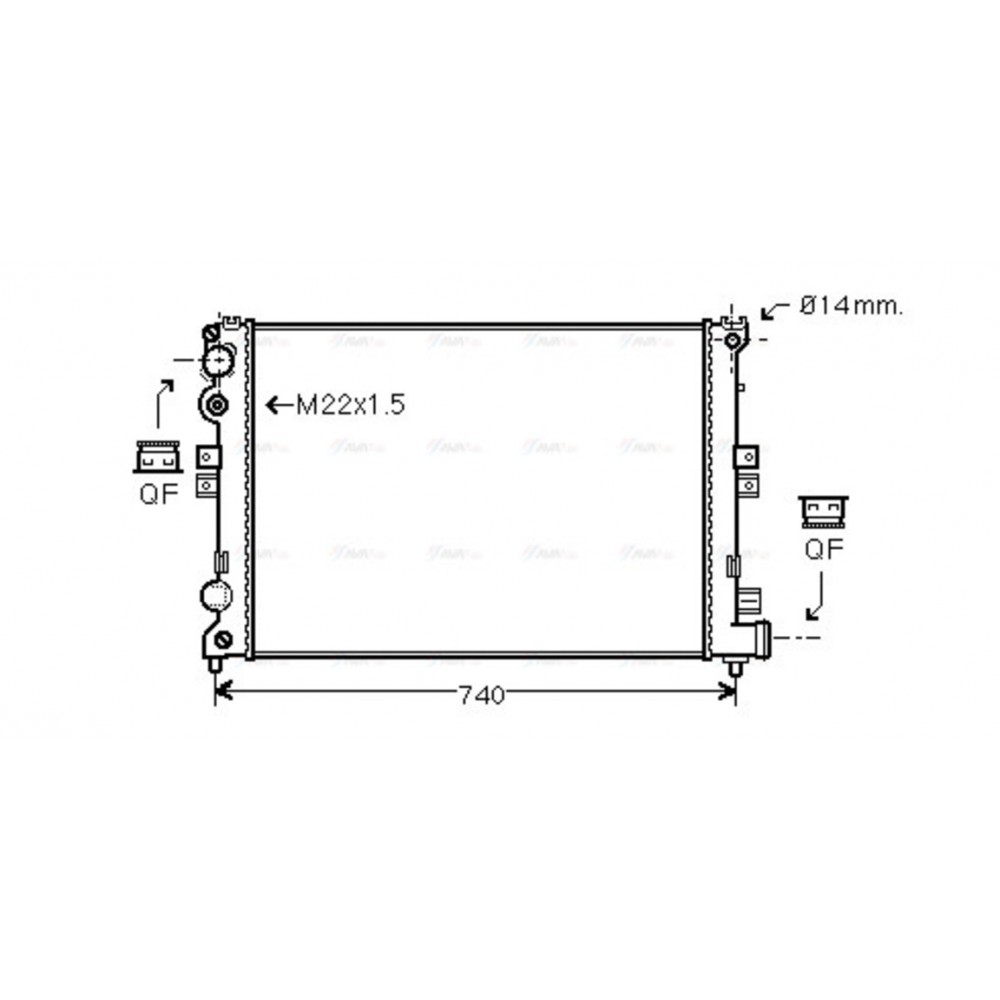 Image for AVA Cooling - Radiator