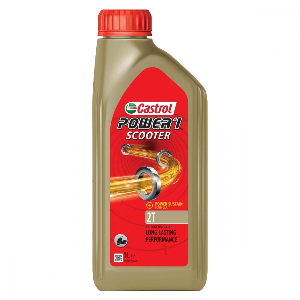 Image for Castrol POWER1 Scooter 2T 2-Stroke Engine Oil 1L
