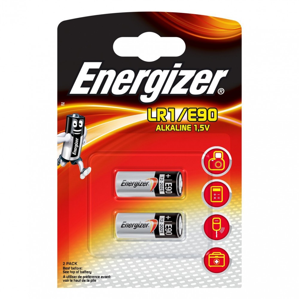 Image for Energizer E300803300 Alkaline LR1/E90 Battery Pack 2
