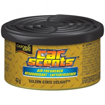 California Scents Monterey Vanilla Luchtverfrisser Voor In De Auto – Langdurige Geur, Verstelbaar Deksel, 42 Gram Blikje