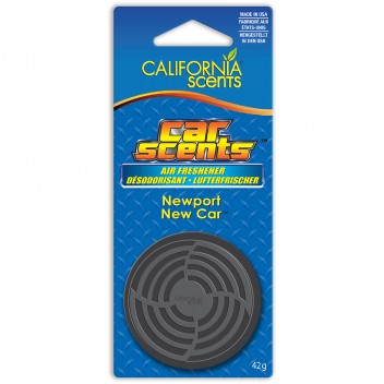 California Scents Car Air Freshener Monterey Vanilla Organic Spill